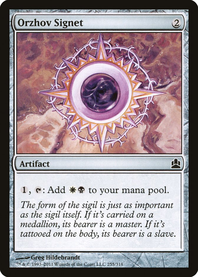 Orzhov Signet [Commander 2011] | Game Haven TX