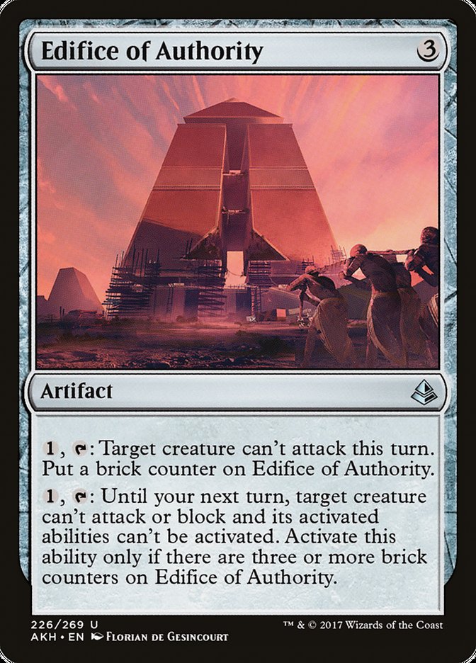 Edifice of Authority [Amonkhet] | Game Haven TX