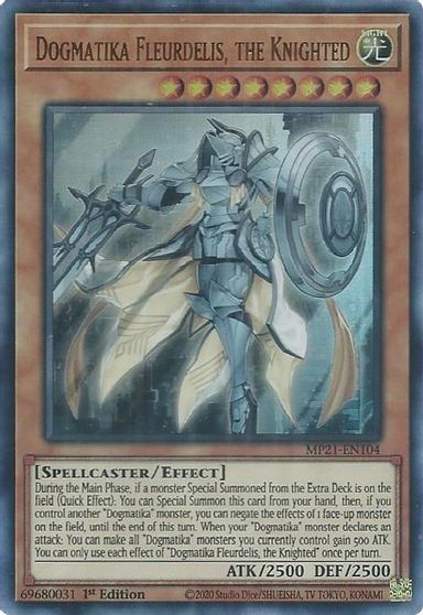 Dogmatika Fleurdelis, the Knighted [MP21-EN104] Ultra Rare | Game Haven TX
