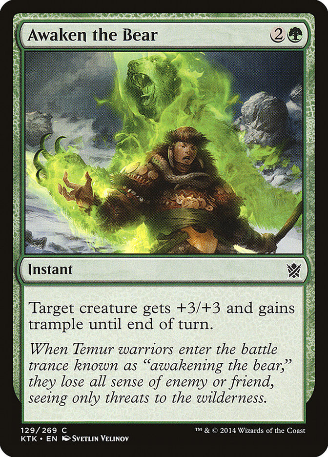 Awaken the Bear [Khans of Tarkir] | Game Haven TX