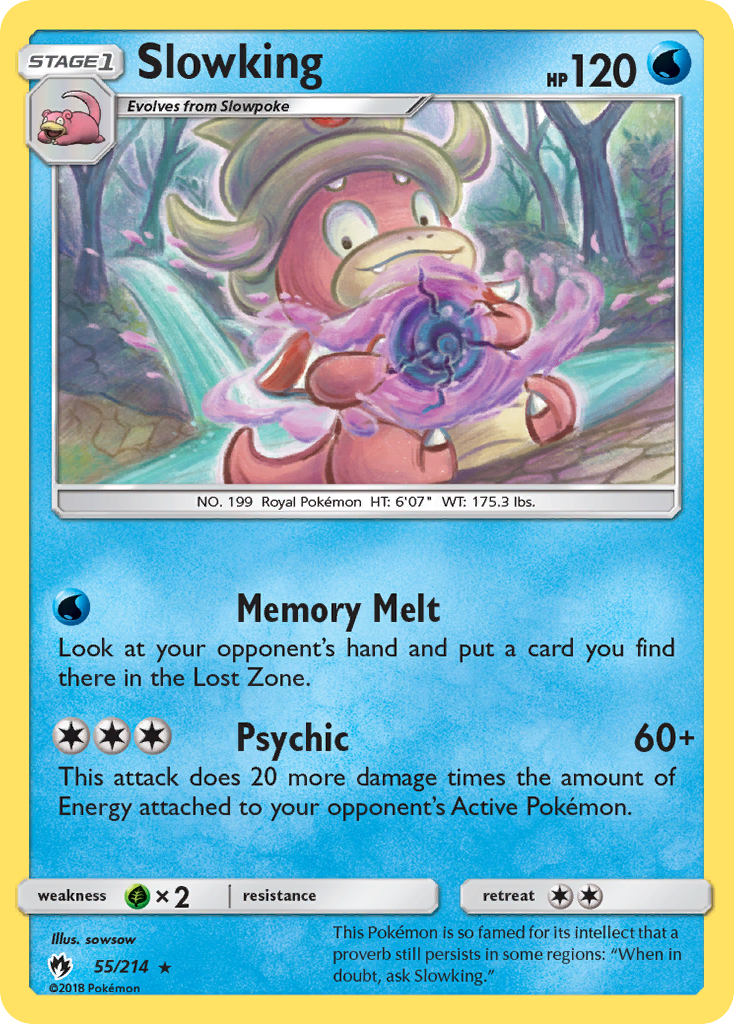 Slowking (55/214) [Sun & Moon: Lost Thunder] | Game Haven TX