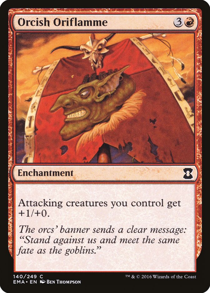 Orcish Oriflamme [Eternal Masters] | Game Haven TX