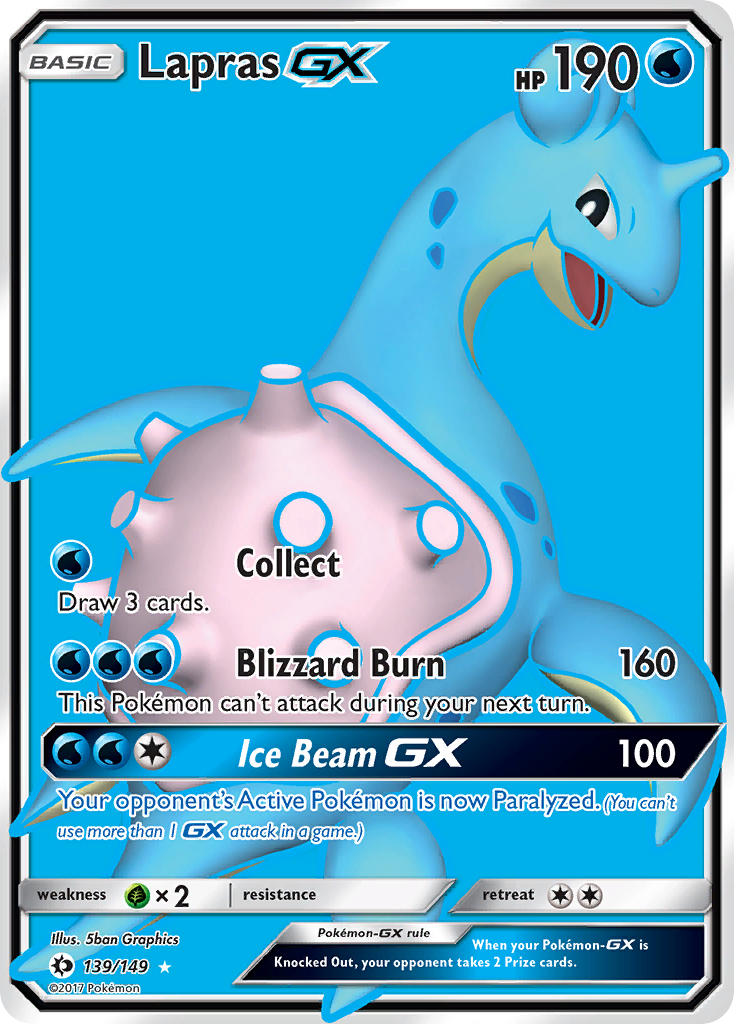 Lapras GX (139/149) [Sun & Moon: Base Set] | Game Haven TX