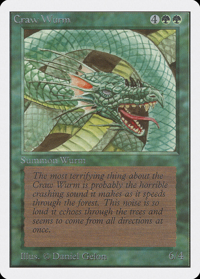 Craw Wurm [Unlimited Edition] | Game Haven TX