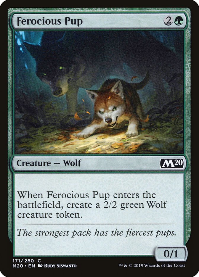 Ferocious Pup [Core Set 2020] | Game Haven TX