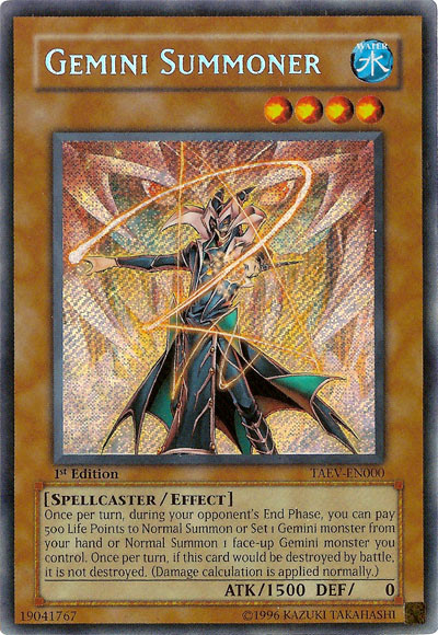 Gemini Summoner [TAEV-EN000] Secret Rare | Game Haven TX