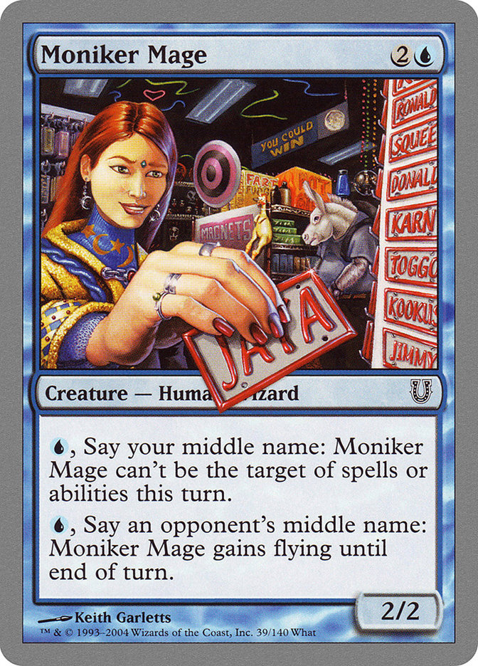Moniker Mage [Unhinged] | Game Haven TX