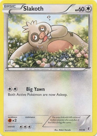 Slakoth (15/30) [XY: Trainer Kit 1 - Bisharp] | Game Haven TX