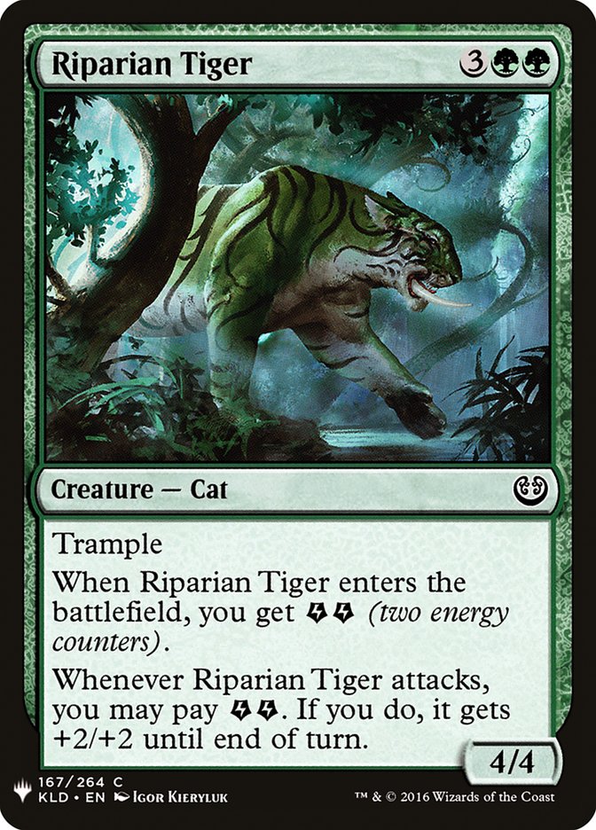 Riparian Tiger [Mystery Booster] | Game Haven TX