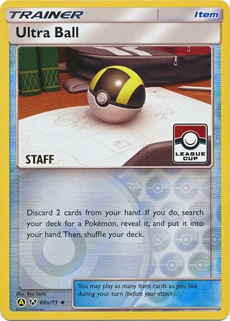 Ultra Ball (68a/73) (League Promo Staff) [Sun & Moon: Shining Legends] | Game Haven TX