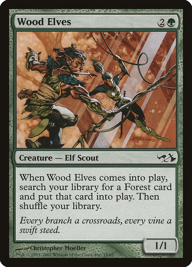 Wood Elves [Duel Decks: Elves vs. Goblins] | Game Haven TX