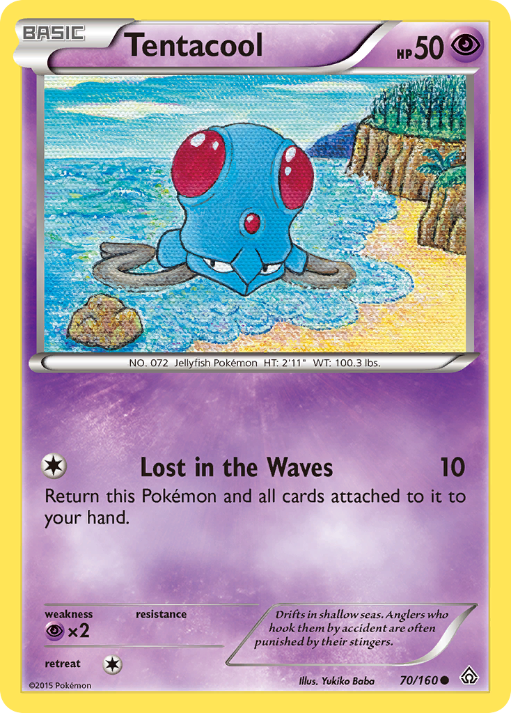 Tentacool (70/160) [XY: Primal Clash] | Game Haven TX