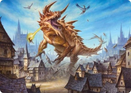 Tarrasque Art Card [Dungeons & Dragons: Adventures in the Forgotten Realms Art Series] | Game Haven TX