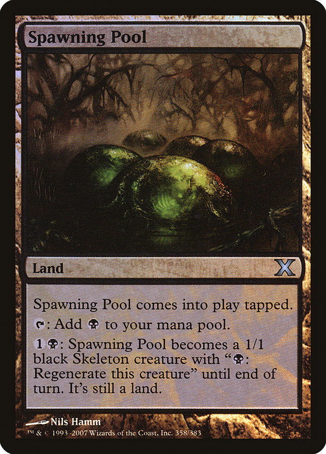 Spawning Pool (Premium Foil) [Tenth Edition] | Game Haven TX
