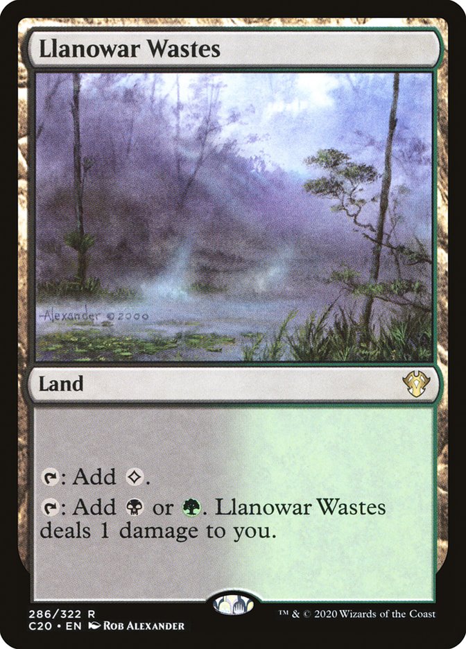 Llanowar Wastes [Commander 2020] | Game Haven TX