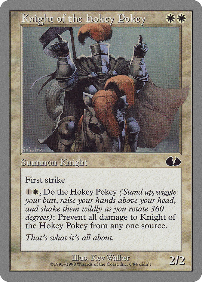Knight of the Hokey Pokey [Unglued] | Game Haven TX