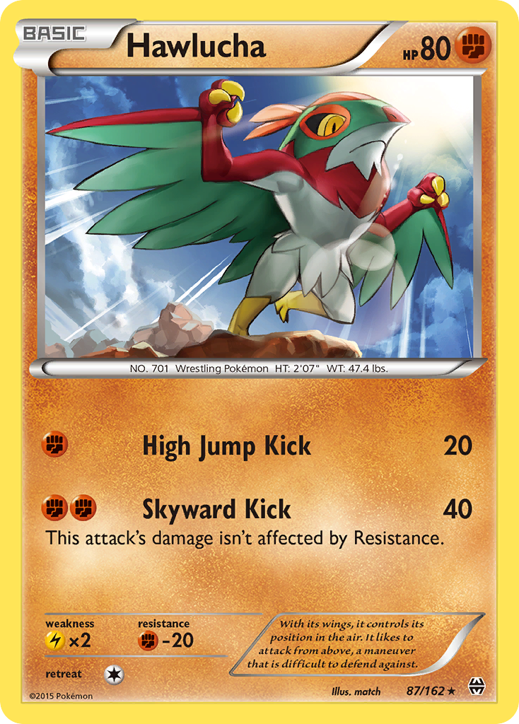 Hawlucha (87/162) [XY: BREAKthrough] | Game Haven TX