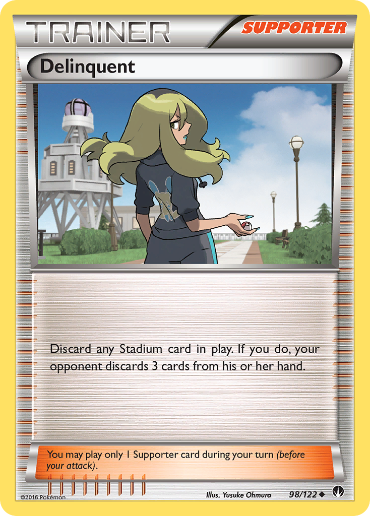 Delinquent (98/122) [XY: BREAKpoint] | Game Haven TX