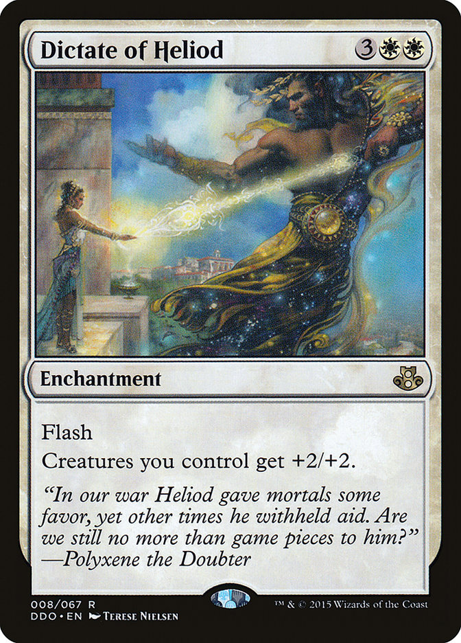 Dictate of Heliod [Duel Decks: Elspeth vs. Kiora] | Game Haven TX