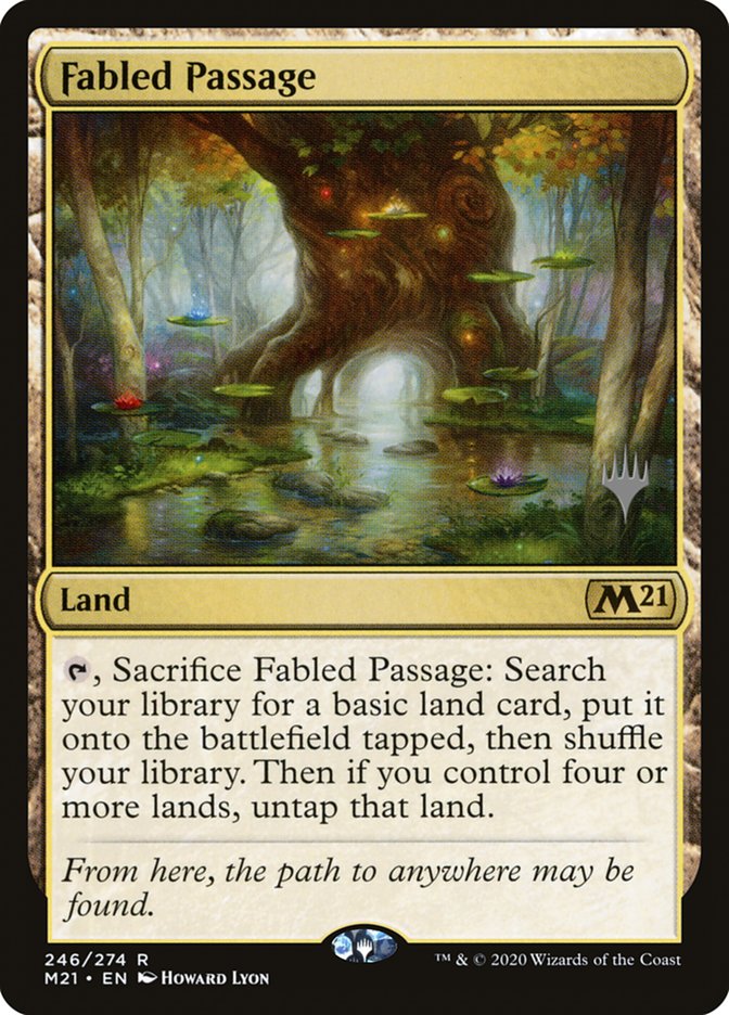 Fabled Passage (Promo Pack) [Core Set 2021 Promos] | Game Haven TX