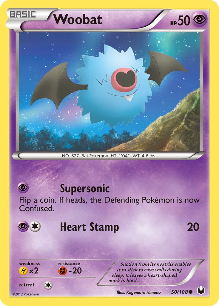 Woobat (50/108) [Black & White: Dark Explorers] | Game Haven TX