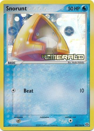 Snorunt (64/106) (Stamped) [EX: Emerald] | Game Haven TX