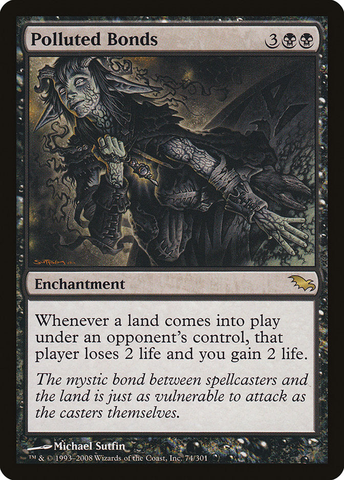 Polluted Bonds [Shadowmoor] | Game Haven TX