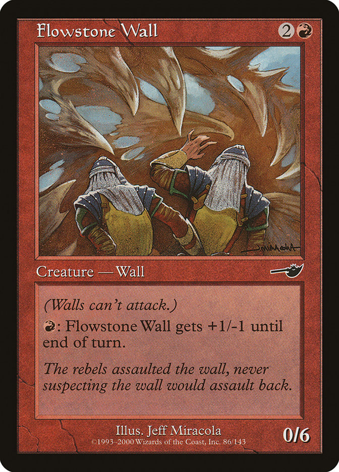 Flowstone Wall [Nemesis] | Game Haven TX