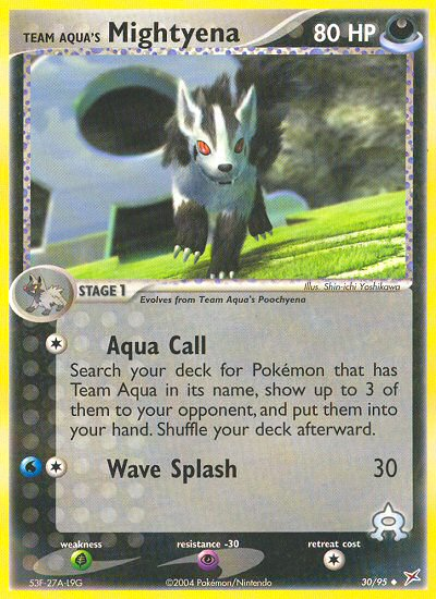 Team Aqua's Mightyena (30/95) [EX: Team Magma vs Team Aqua] | Game Haven TX