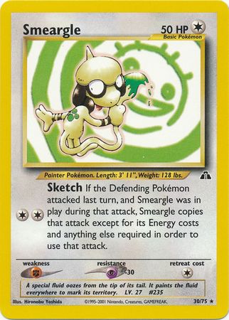 Smeargle (30/75) [Neo Discovery Unlimited] | Game Haven TX