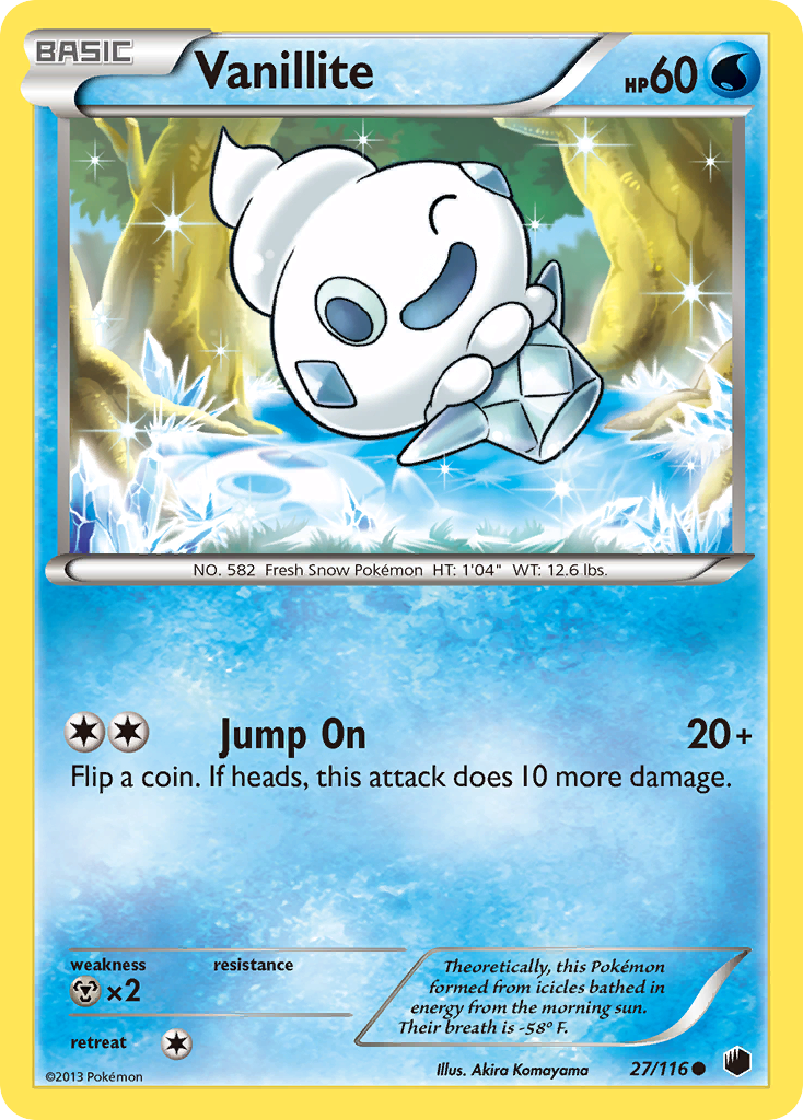 Vanillite (27/116) [Black & White: Plasma Freeze] | Game Haven TX