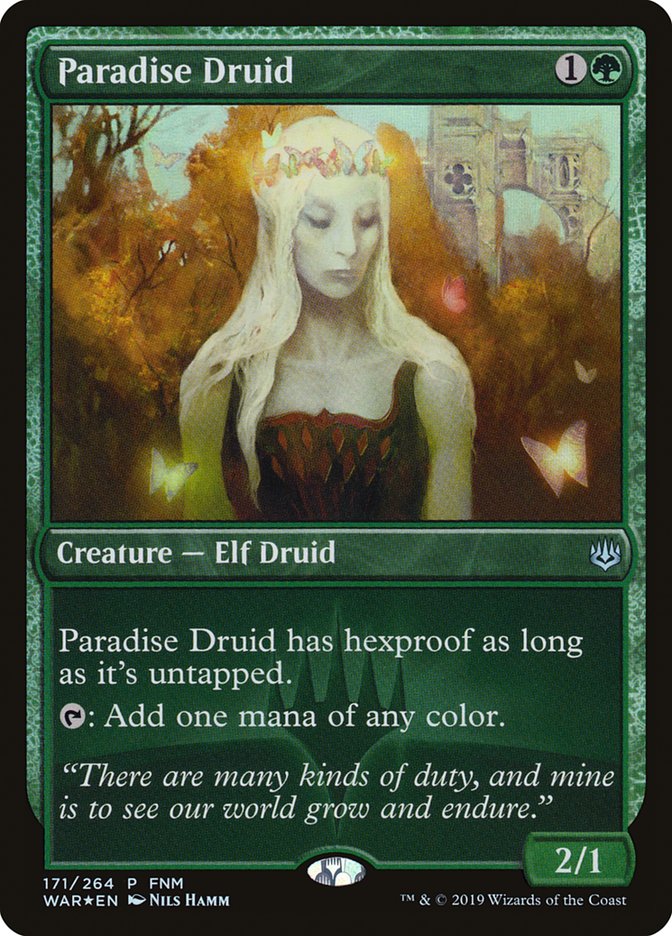 Paradise Druid [War of the Spark Promos] | Game Haven TX