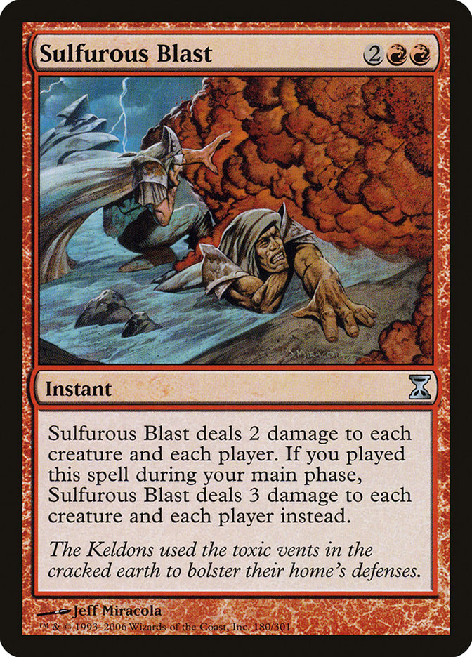 Sulfurous Blast [Time Spiral] | Game Haven TX