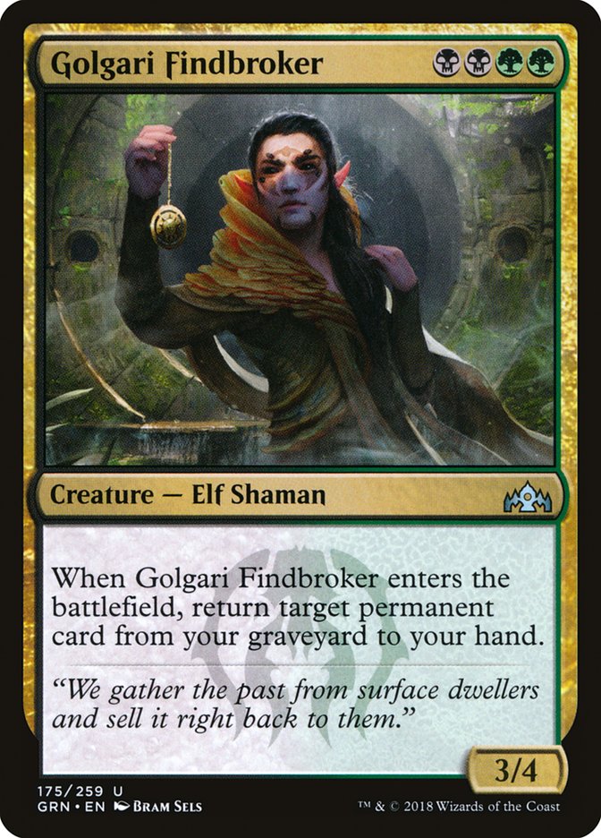 Golgari Findbroker [Guilds of Ravnica] | Game Haven TX
