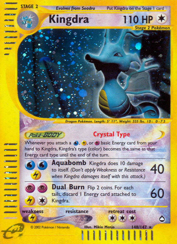 Kingdra (148/147) [Aquapolis] | Game Haven TX