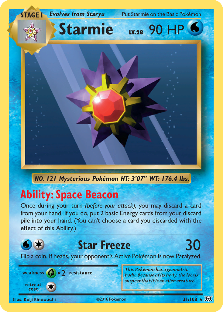 Starmie (31/108) [XY: Evolutions] | Game Haven TX