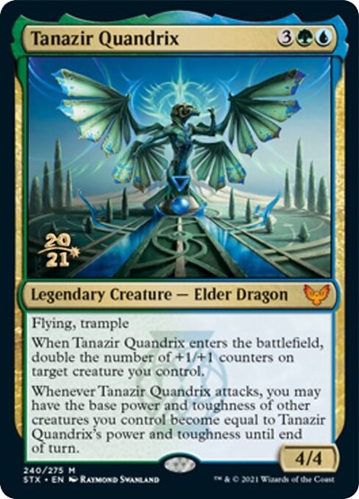 Tanazir Quandrix (Prerelease) [Strixhaven: School of Mages Prerelease Promos] | Game Haven TX