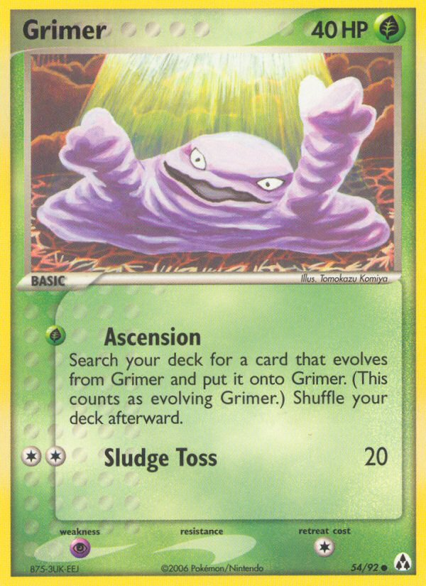 Grimer (54/92) [EX: Legend Maker] | Game Haven TX