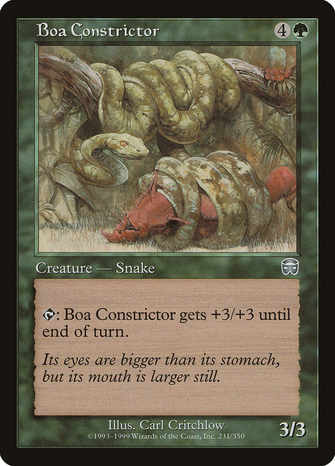 Boa Constrictor [Mercadian Masques] | Game Haven TX