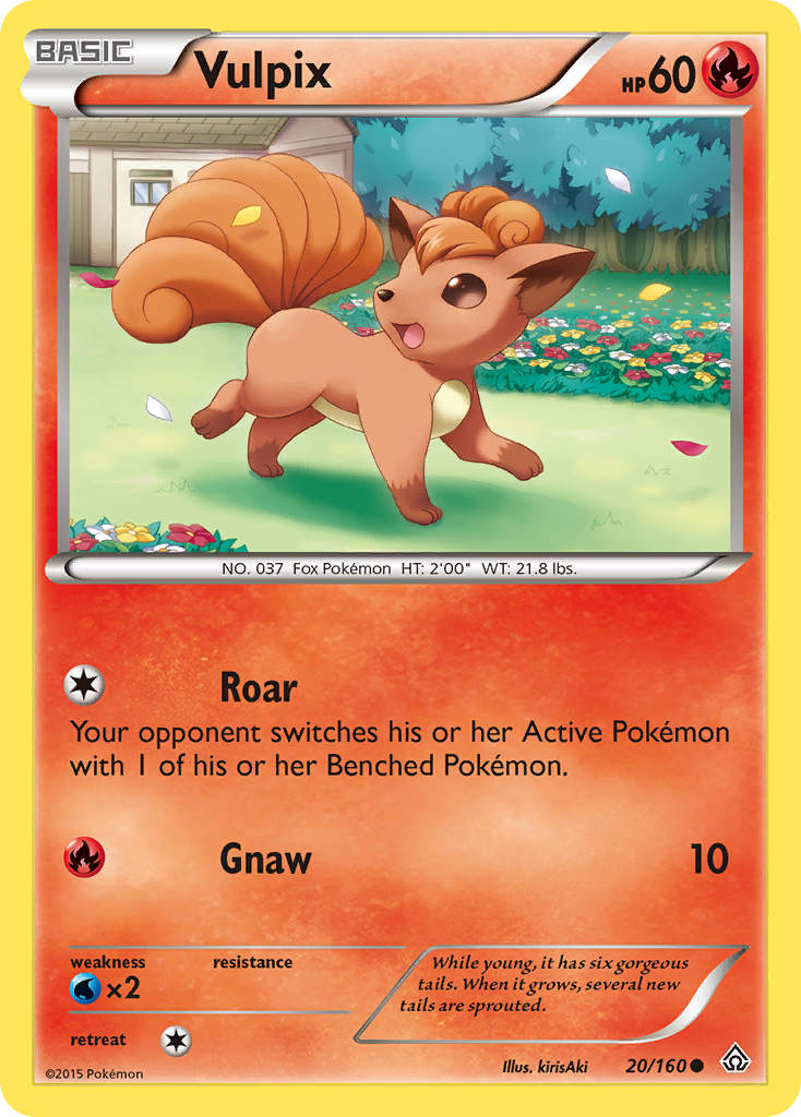 Vulpix (20/160) [XY: Primal Clash] | Game Haven TX