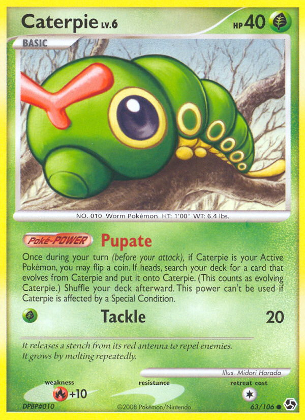 Caterpie (63/106) [Diamond & Pearl: Great Encounters] | Game Haven TX
