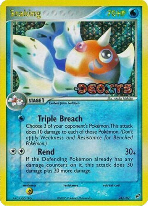 Seaking (24/107) (Stamped) [EX: Deoxys] | Game Haven TX