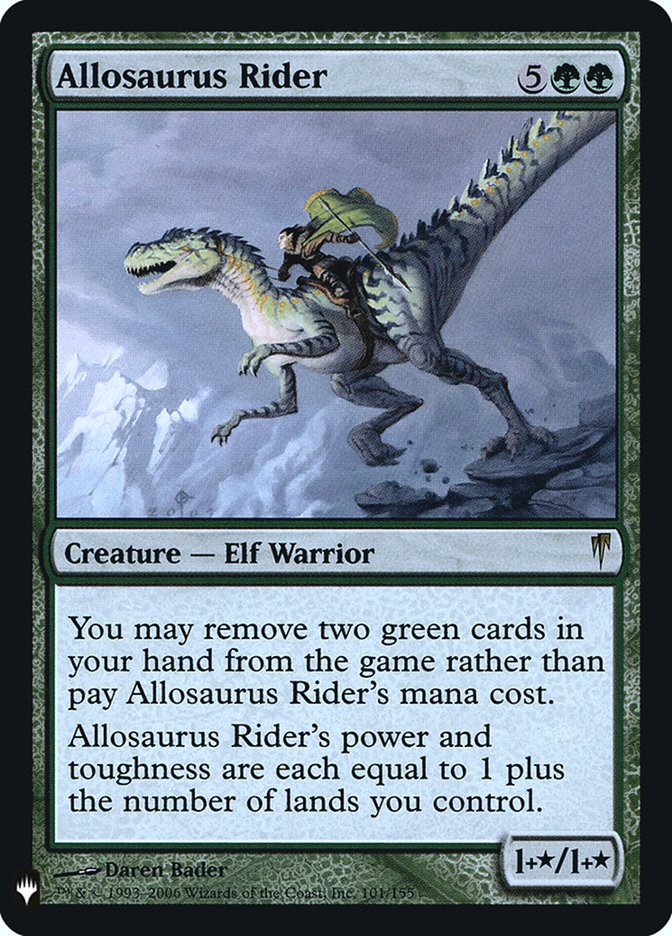Allosaurus Rider [Mystery Booster] | Game Haven TX