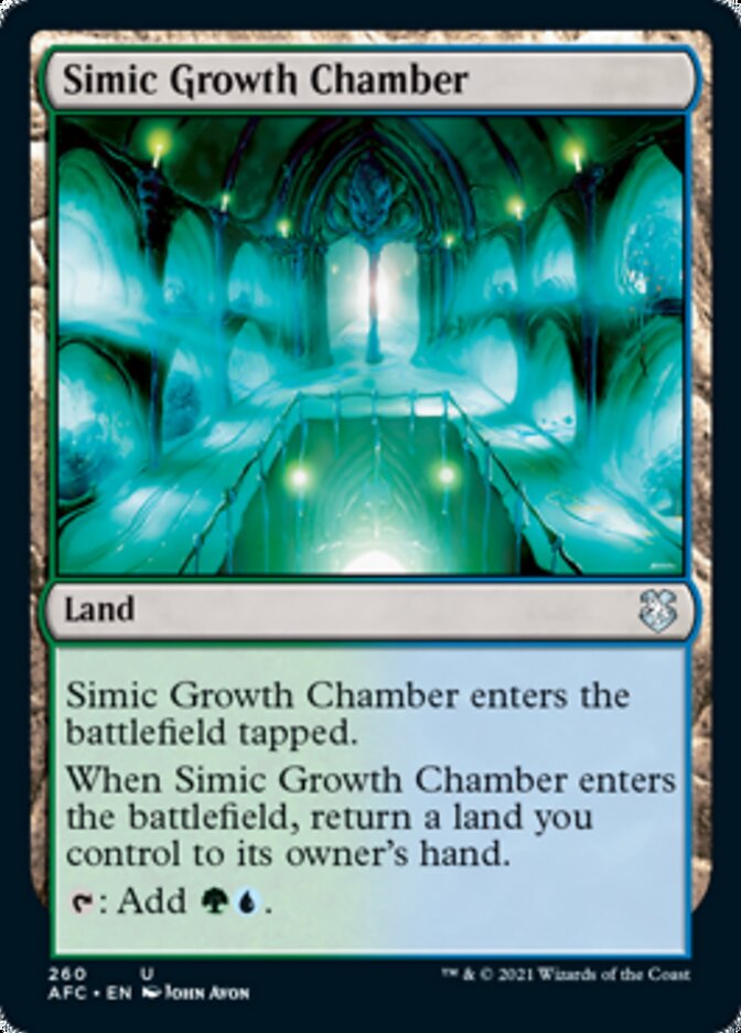 Simic Growth Chamber [Dungeons & Dragons: Adventures in the Forgotten Realms Commander] | Game Haven TX