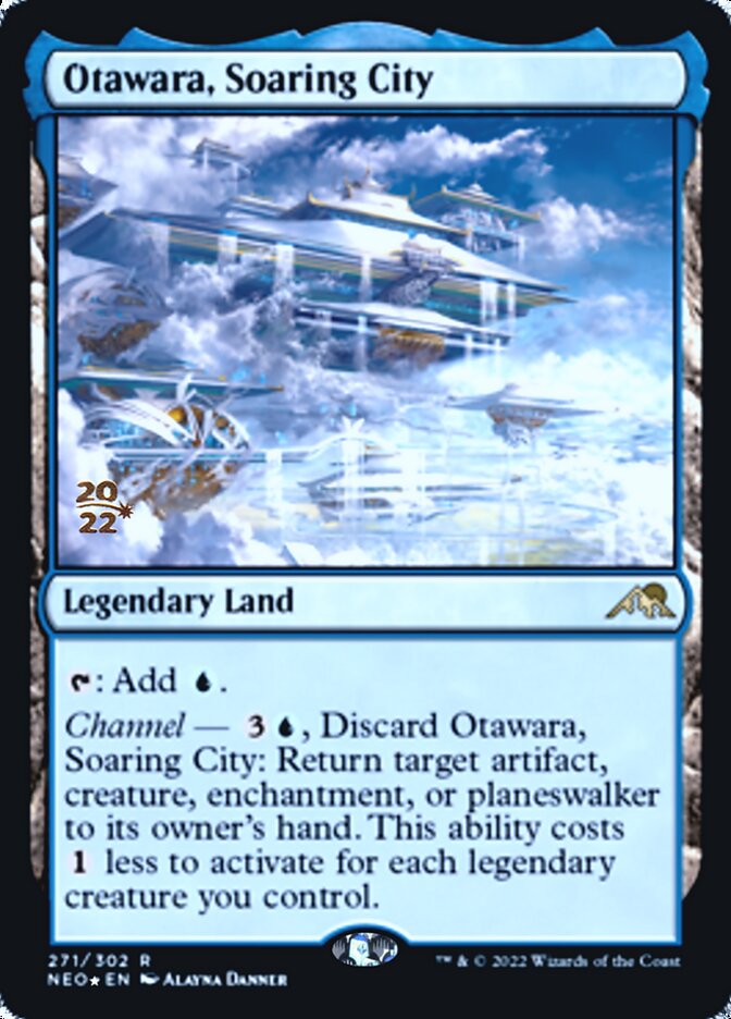 Otawara, Soaring City [Kamigawa: Neon Dynasty Prerelease Promos] | Game Haven TX