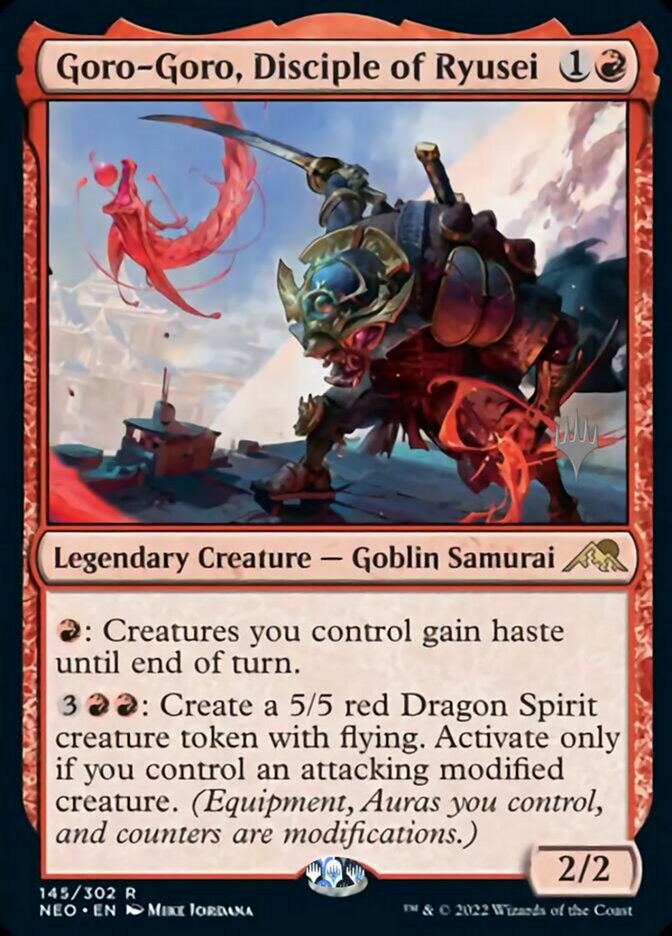 Goro-Goro, Disciple of Ryusei (Promo Pack) [Kamigawa: Neon Dynasty Promos] | Game Haven TX
