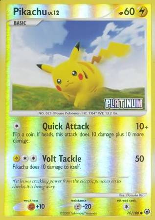 Pikachu (70/100) [Burger King Promos: 2009 Collection] | Game Haven TX