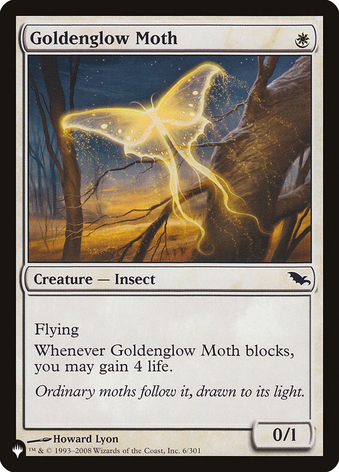 Goldenglow Moth [The List] | Game Haven TX