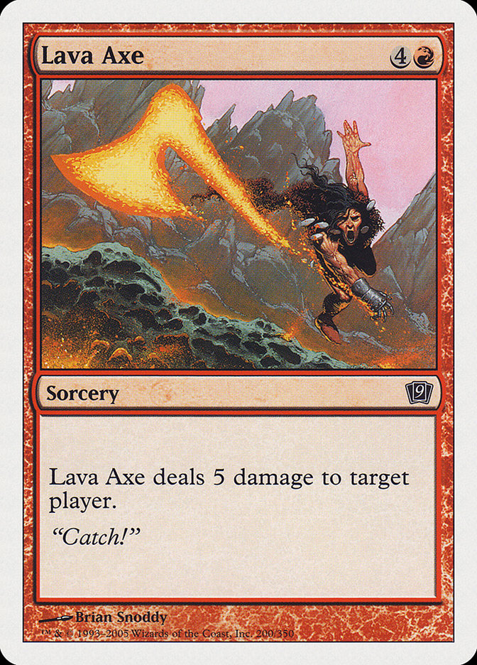 Lava Axe [Ninth Edition] | Game Haven TX
