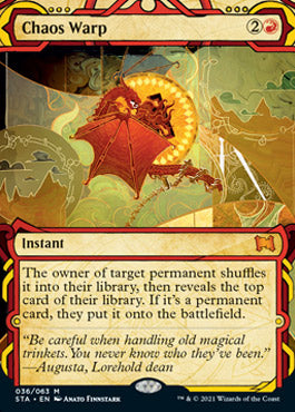 Chaos Warp (Etched Foil) [Strixhaven Mystical Archive] | Game Haven TX